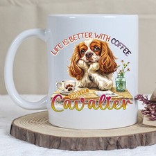 Pet Dog Mug, Funny Cavalier King Charles Spaniel Mug - Gift, Present, Coffee Cup