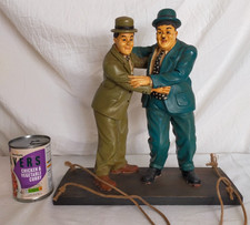 Laurel and Hardy rare large resin ornament walk plank girder liberty hanging