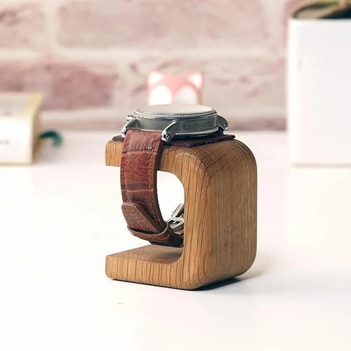 Wooden watch display stand - watch,