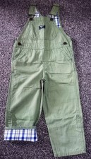 Boys Khaki Dungarees Age 4 Osh