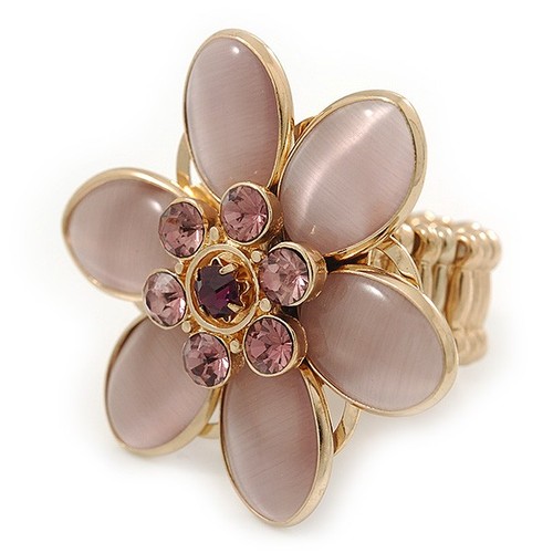 Statement lilac glass bead - lilac,