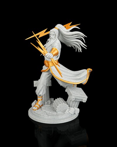 Zeus statue 22cm printed - statue,