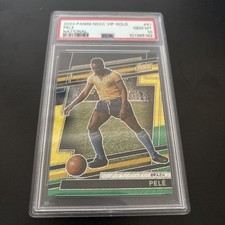 PSA 10 Pele Vip Gold Numbered /44 Prizm Panini National Brazil