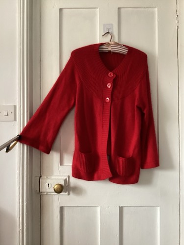 Ladies red cardigan size - ladies,