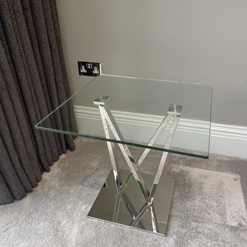 Pair fishpools glass side - pair, of