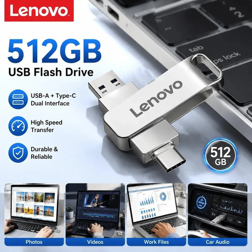 Lenovo 512gb usb type - 3.2, type-c