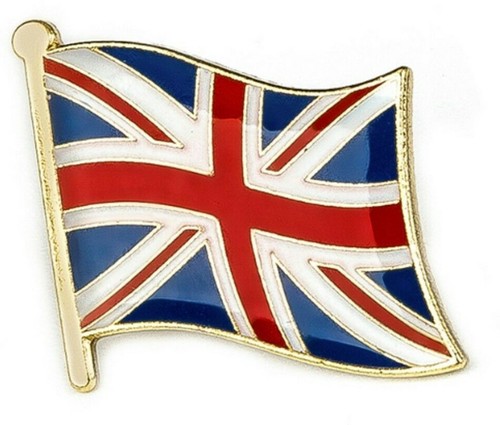 Flag badge pin union - badge, jack