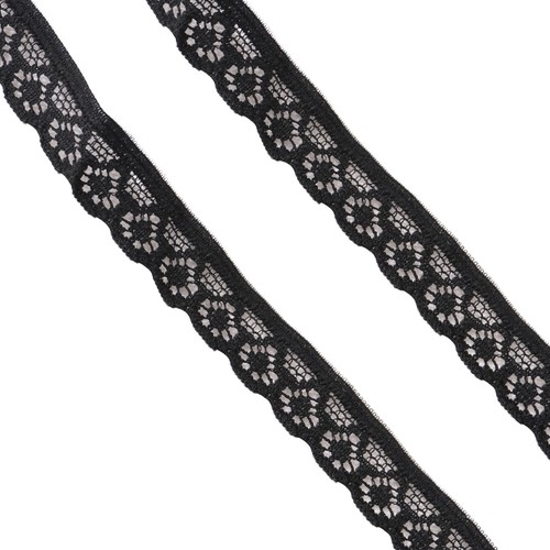 Lace trim polycotton ribbon - trim,