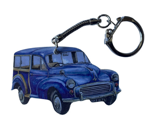 Morris traveller keyring - keyring,
