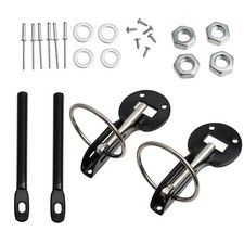 Universal Black Car Bonnet Pin