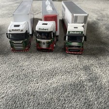  3 different stobart with NHS trailers in good condition buy as seen