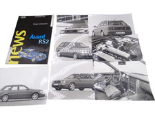 Audi Press Information Avant RS2 Car Folder Report 7 Photos Pictures 1993