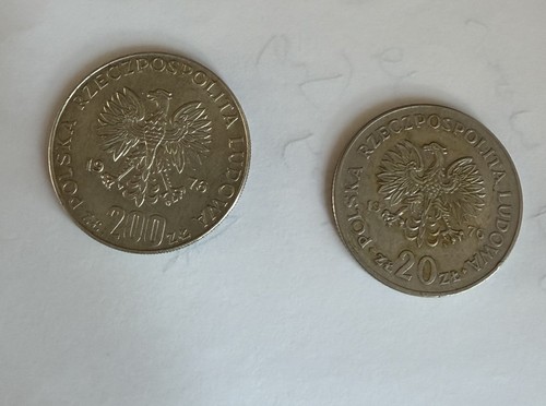 Poland 1976 coin lot 2 - poland,