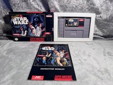 Super Star Wars Super Nintendo SNES Game NTSC US complete In Box