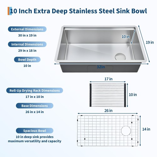 32in stainless steel - 30,
