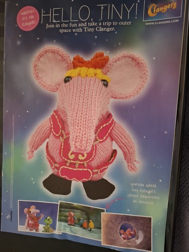 Tiny clanger knitting pattern - tiny,