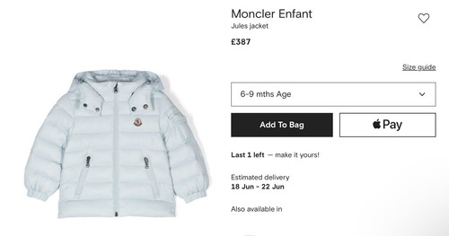 Moncler enfant jules jacket - enfant,