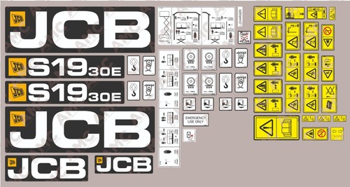 Jcb s1930e stickers decals - stickers,