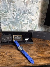 Panzera Flieger 45G - Automatic Watch in Matte Black Case