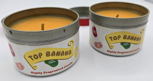 Jelly belly tin - belly, candle