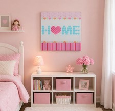 HOME Coloured Glass Wall Art -