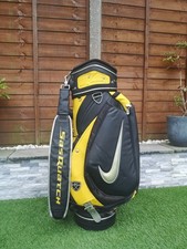Nike Tour Golf Bag Sasquatch SQ 6 Way Hole Rare Yellow Colour Large Zips Carry