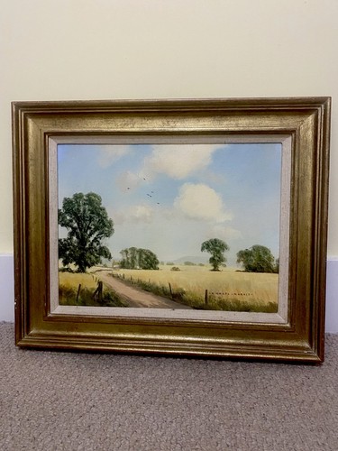 Original landscape oil - original,