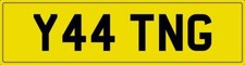 YACHT NUMBER PLATE YACHTING Y44 TNG REGISTRATION YACHTS SAILING BOAT CHARTER REG
