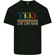 Live Love Kayak Retro Kayaking