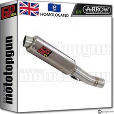 EXHAUST GP GUN by ARROW STEEL APRILIA TUONO V4 1100 RR 2017 17 2018 18