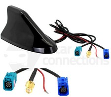 Shark Fin car aerial FM DAB GPS Roof Mount antenna CT27UV83 DAB Digital radio