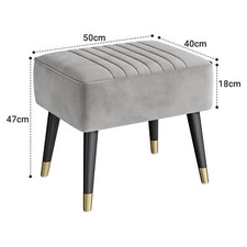 Modern Velvet Armchair with