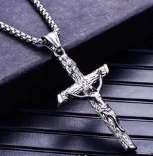 Silver Crucifix with Silver