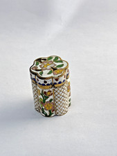 Small enamel flower shaped