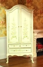 Dolls House Miniature Bespaq Armoire Wardrobe