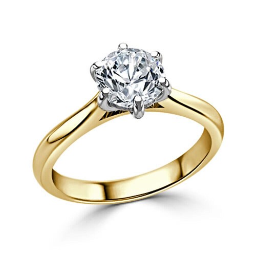 Round cut simulated - ct,