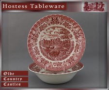 One Bowl 23x6.5 Olde Country Castles Hostess Tableware England Red Ironstone