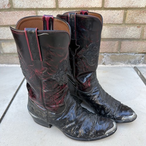 Lucchese vintage black cherry - black,