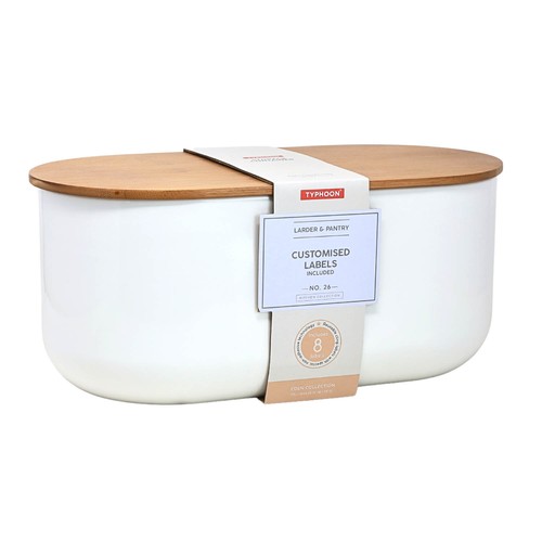 Bread bin white coated - 7.5l,