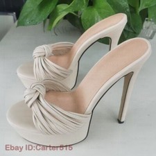 Women Mules Open Toe Straps