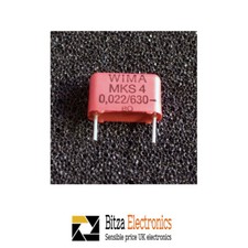 4x Wima MKS4 22nF 10% 630V Metallized Polyester Capacitor