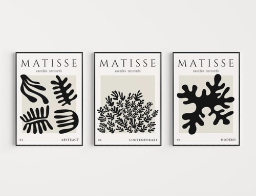 Set modern art matisse - set, 3