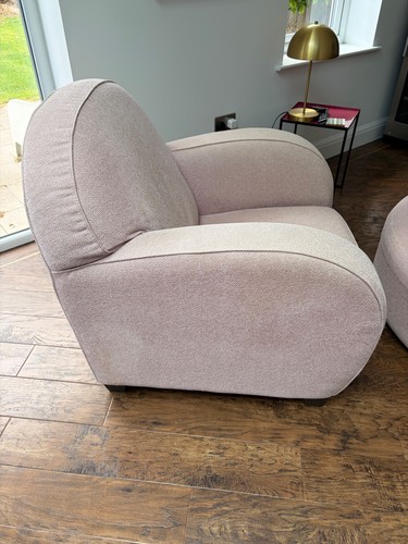 Natuzzi armchair and giant