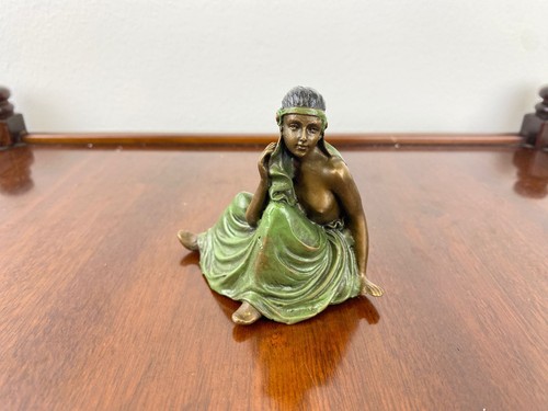 Bronze sculpture semi naked - sculpture, semi-naked
