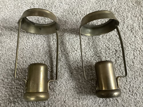 Vintage brass candle shade - x,