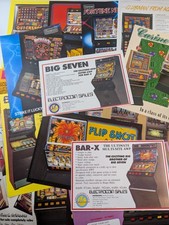 Vintage Fruit Machine Flyers Lot x18 : Electrocoin Bell Fruit Maygay Ace Coin