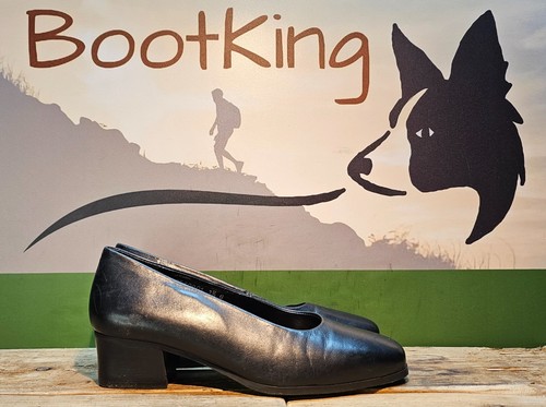 Black female court shoes - black, uk