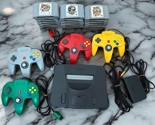 N64 nintendo console black - nintendo,