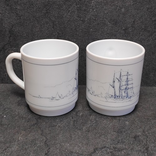 Arcopal mug ship - 2x,