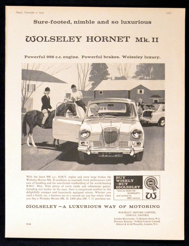 Wolseley hornet ii 1963 - wolseley,